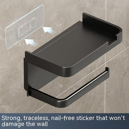Wall-Mounted Toilet Tissue Box Shelves