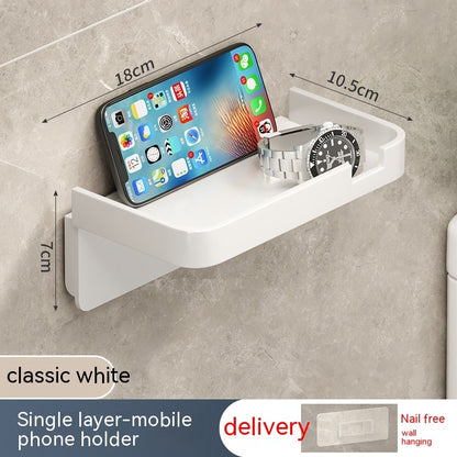 Wall-Mounted Toilet Tissue Box Shelves