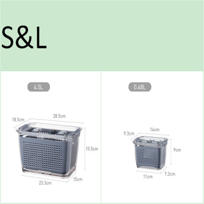 Kitchen Refrigerator Storage Containers With Lid