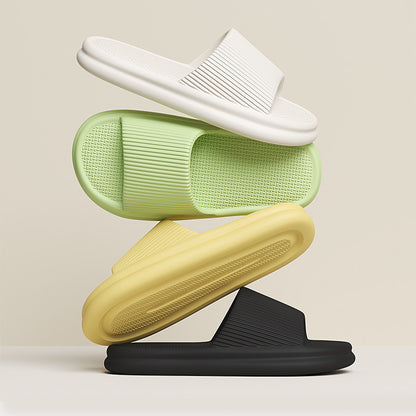 Soft Anti-slip Striped Design Home Slippers