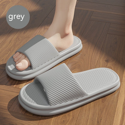 Soft Anti-slip Striped Design Home Slippers
