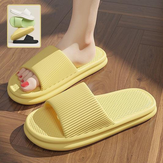 Soft Anti-slip Striped Design Home Slippers